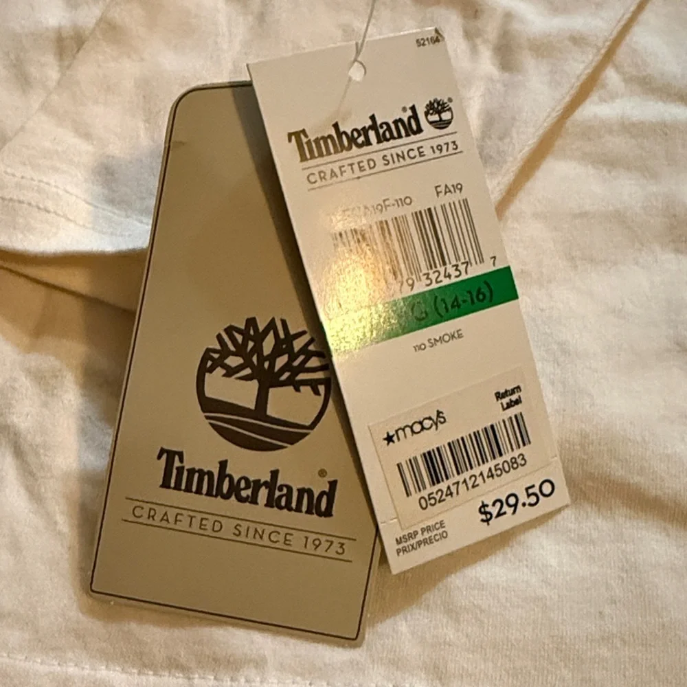 Timberland Beige Long Sleeve with Colorful Graphic